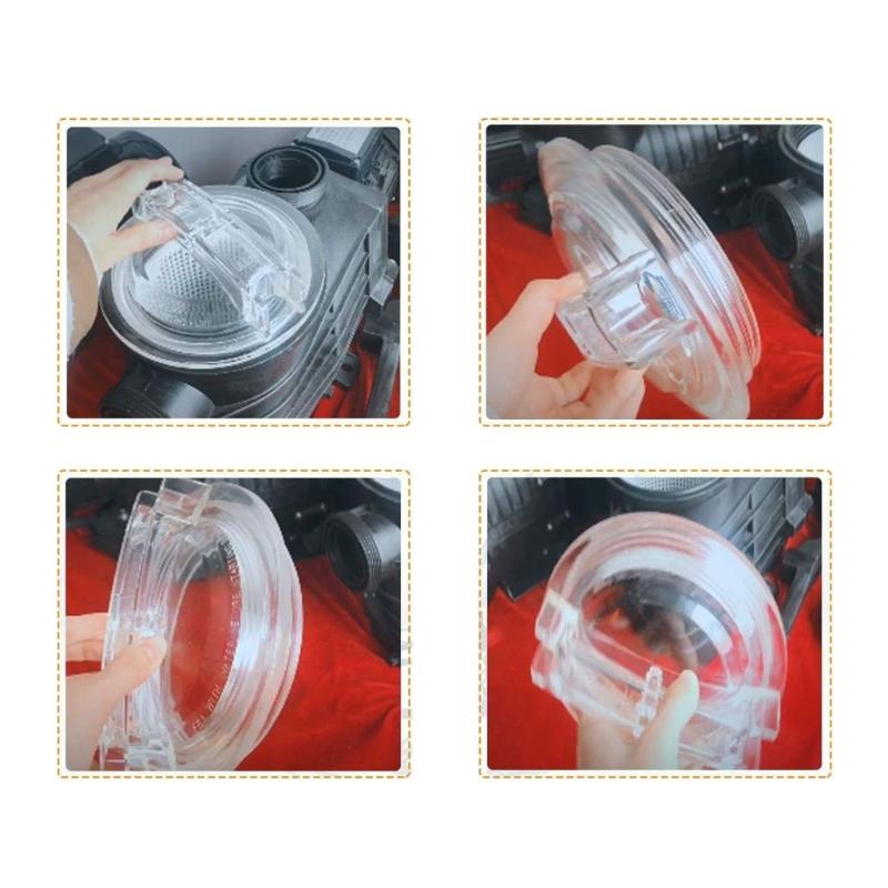 Effective Replacement Pool Pump Lid Thread Strainer Cover Pool Maintenance Accessory Acrylic Material for SPX3100D Model