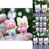 9pcs Cute Fox Headwear Overalls Girl Model Ornament Set For Kids And Collectors