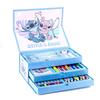 Coloring Kit - CERDA - Stitch - Attractive Design - Practical and Spacious - Blue