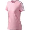 Sports Crew Neck Pullover Short Sleeve T-Shirt Women T-Shirts Pink DU0633