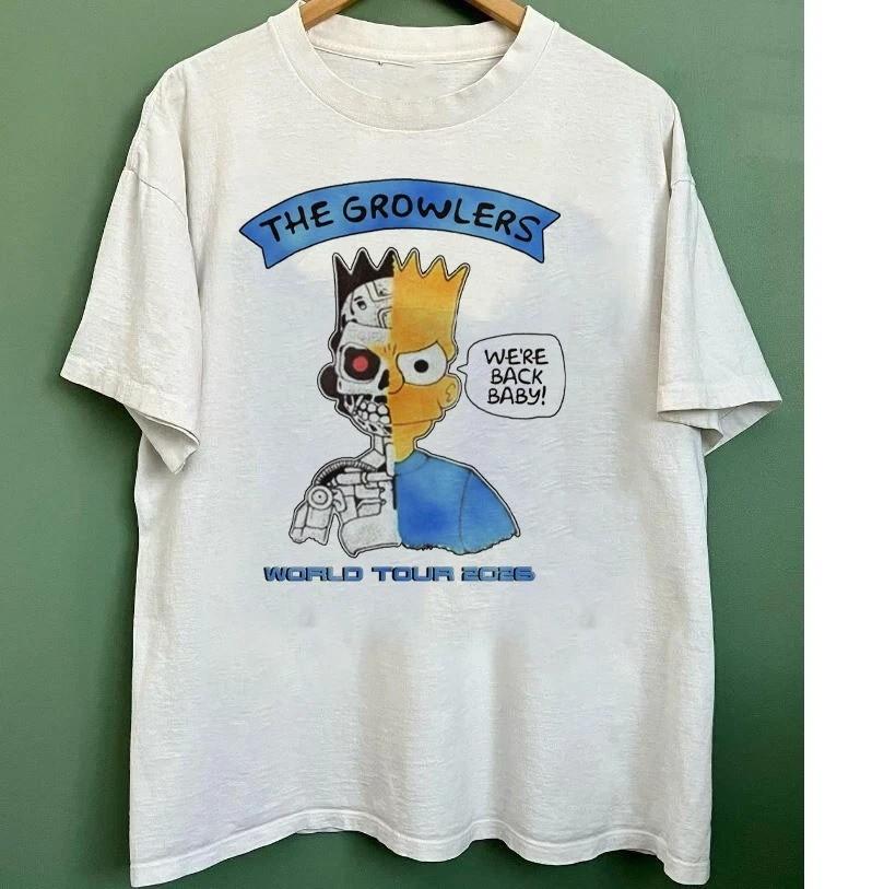 

The Growlers Band Beach Goth White Short Sleeve S to 5XL Tee Shirt LL1170 Unisex T-Shirt XXXXL