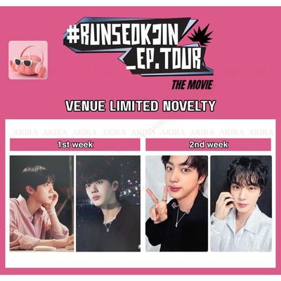 BTS JIN #RUNSEOKJIN_EP. TOUR THE MOVIE VENUE LIMITED NOVELTY Message Card