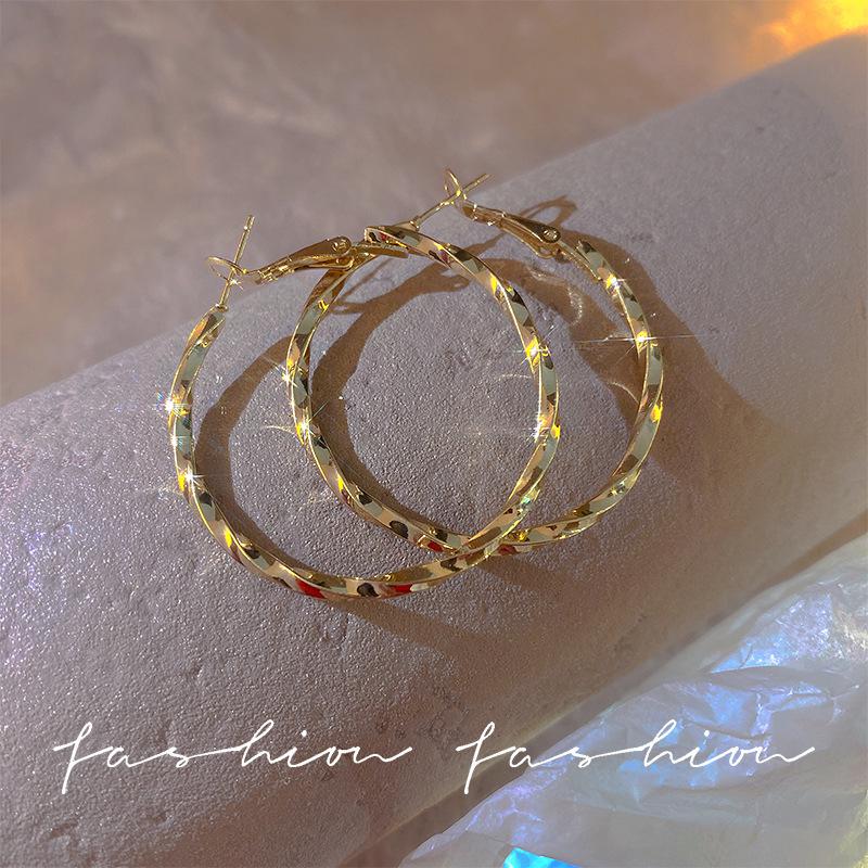 S925 Sterling Silver Hoop Earrings: Exaggerated, Luxurious & Versatile for Women