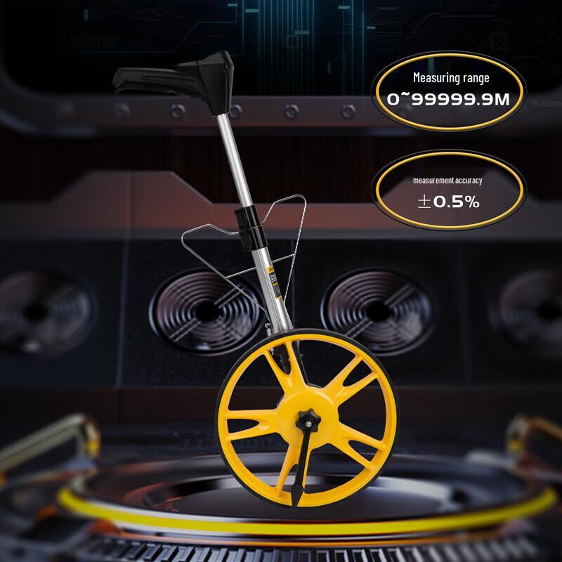 Deli Digital Hand-Push Measuring Wheel DL330312S (CN Version)