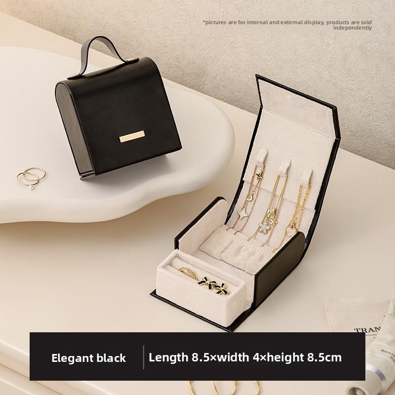 Jewelry Storage Box With Pu Material For Travel And Gift For Women