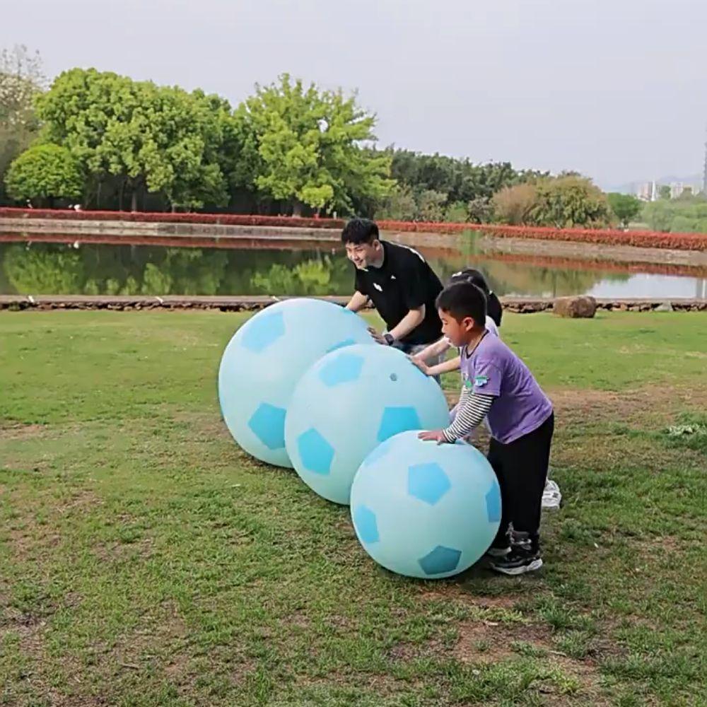 Slow Rising Inflatable Soccer Ball Sensory Integration Giant Inflatable Balloon  Children