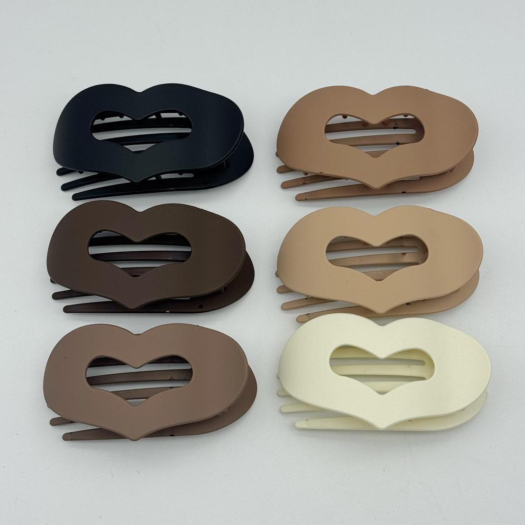 Curved Oval Updo Hair Claw - Temperament Shark Clip