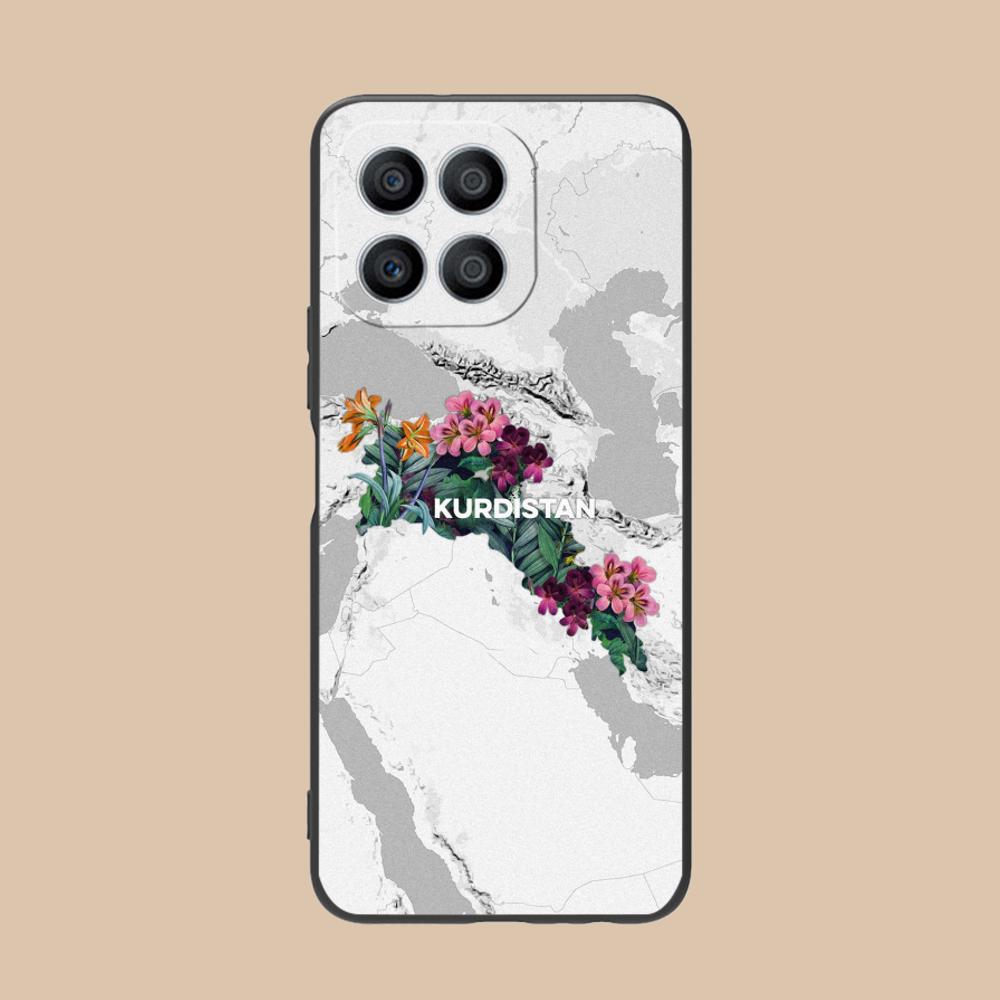 Kurdistan Flag Matte TPU Mobile Phone Case for Honor 90 80 70 60 50 30 20 10 9 8 7 Pro S SE Lite 5G Colorful Printing Cover