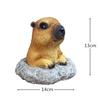 Patio Ornament Resin Garden Decoration Realistic Animal Statue Weather-resistant Garden Decor Accessory for Lawn