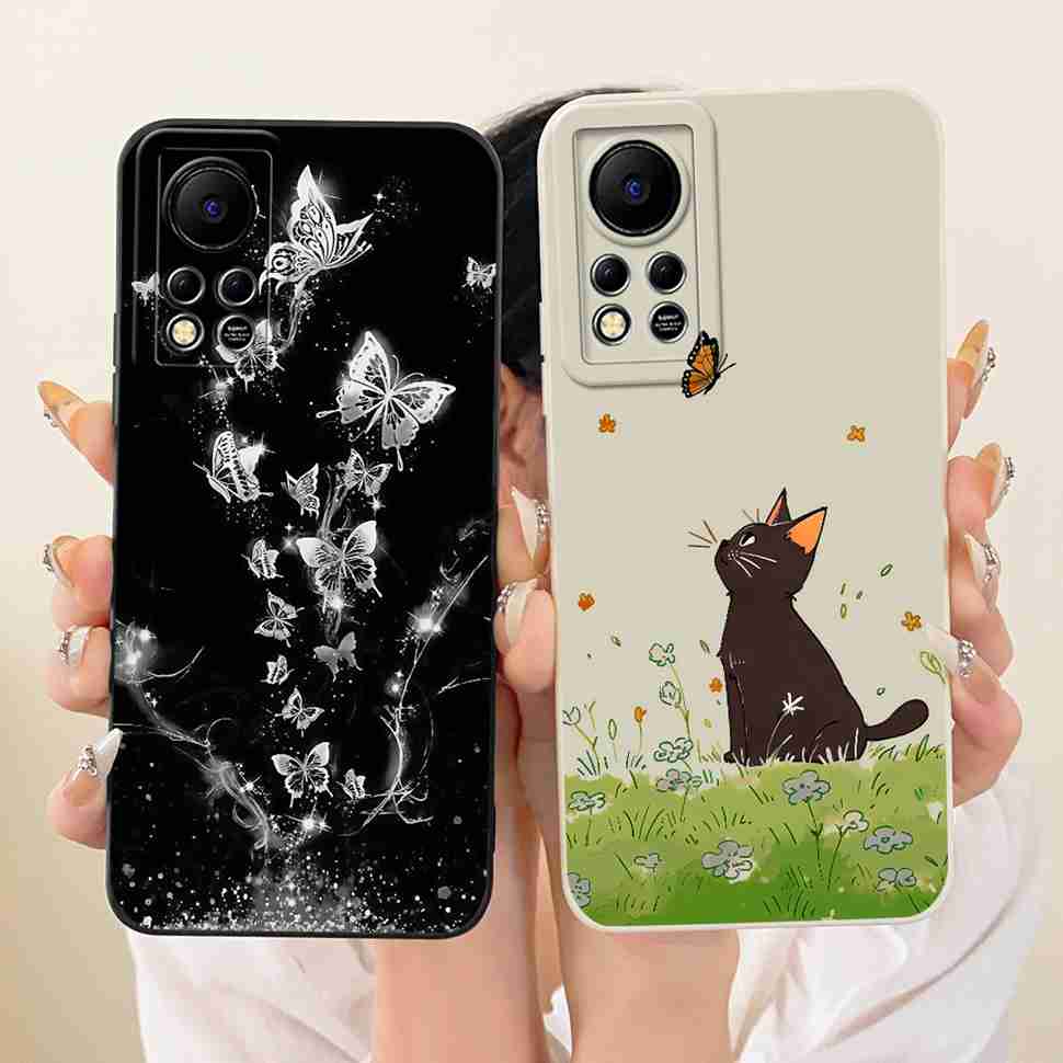 For Infinix Hot 11s NFC Case Beautiful Butterfly Flower Back Cover For Infinix Hot 11 S 11s NFC 11SNFC Protection Cases Funda