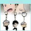 Yur On Ice Katsuki Yuri Victor Nikiforov Acrylic Keychain Unique Printed Cartoon Pendant Gift For Anime Fans