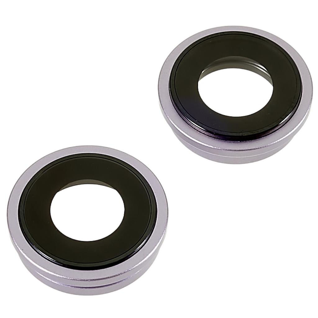 For iPhone 14 2Pcs/Set OEM Phone Back Rear Camera Rim Lens Cover (without Logo)