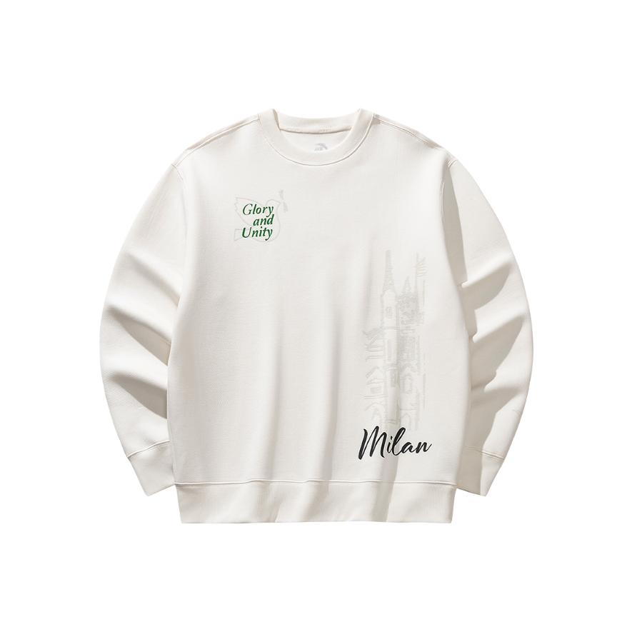 Anta Life Series Letter Loose Simple Comfortable Versatile Fashion Pullover Sweatshirt Men sweatshirt 152548711-1