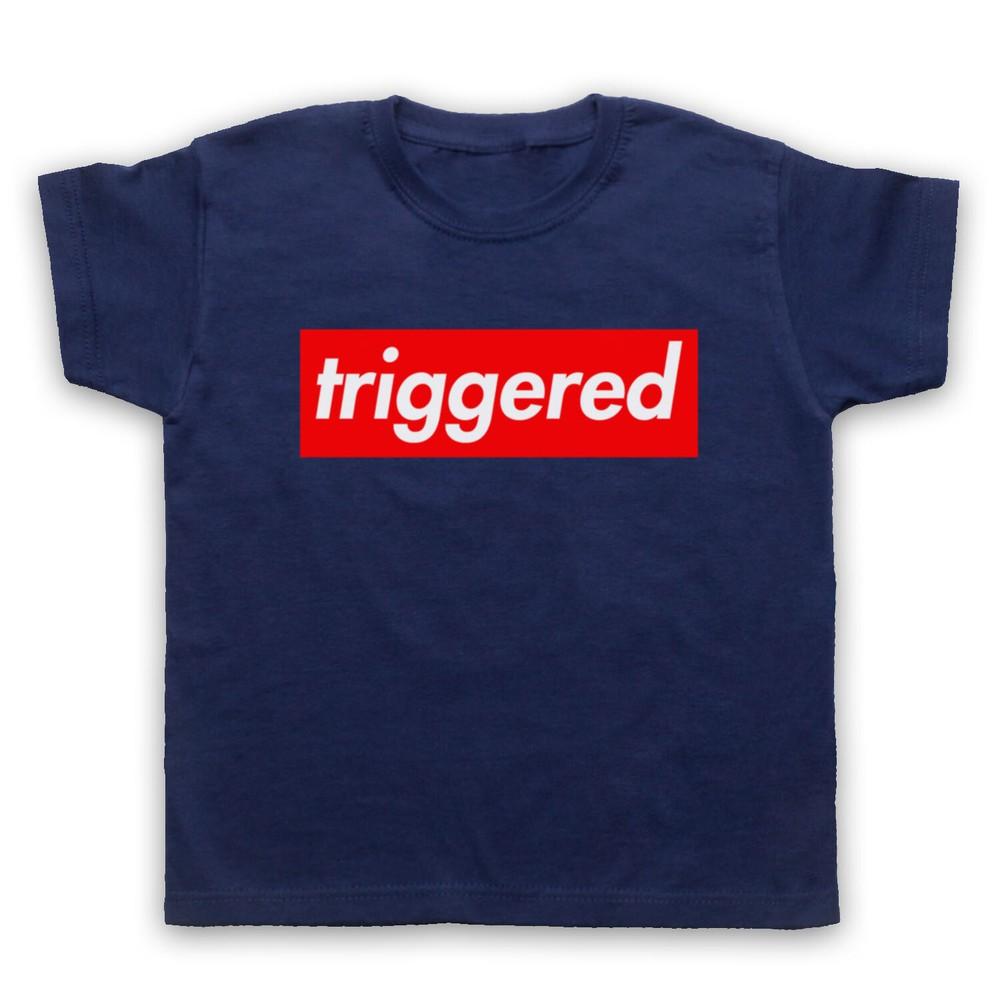 Triggered Meme Funny Slogan Upset Trigger Warning Kids Childs T-Shirt
