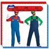 RemeeHi Mario and Luigi Cosplay Costume Mario Kart Costume Set with and Perfect for School and As a Gift Size "All Seasons" Hat, Gloves, Beard,