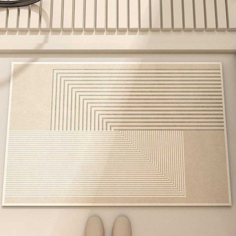 Diatom Mud Floor Mat Dirt-resistant Bathroom Floor Mat High-end Quick-drying Water-absorbing Pad Bathroom Anti-slip Pad Easy-to-maintenance Foot Mat