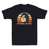 Fotboll Är Livet Retro Unisex T-shirt Rolig Gåva För Fotbollsälskare T-shirt Topp