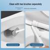 Wall-mounted Silicone Toilet Brush Set