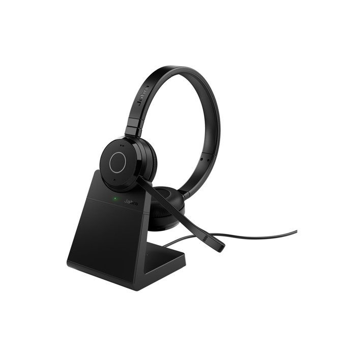 Hodesett - Jabra - Evolve 65 TE Stereo - Bluetooth - Trådløst - USB-A