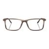 Armani Temple brand logo acetate rectangular optical glasses unisex couple model brown