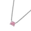 Zircon Charm Choker Colorful Rhinestones Pendant Necklace Women Girls Collarbone Chain Stylish Neckchain Accessory