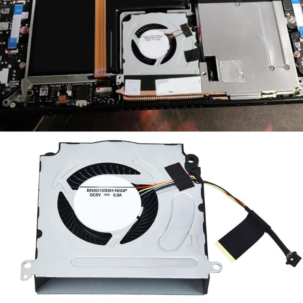 Game Console CPU Cooling Fan Quiet Replacement CPU Fan for Steam Deck 2021 2022 64GB 256GB 512GB NVMe