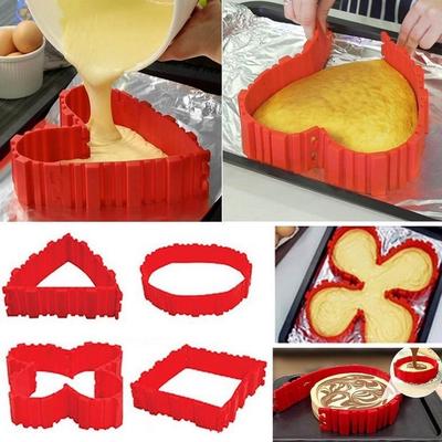 Silikonová dortová forma pro potravinářské účely Magic Bake Form Nástroje Steh Libovolný tvar Domácí pečení