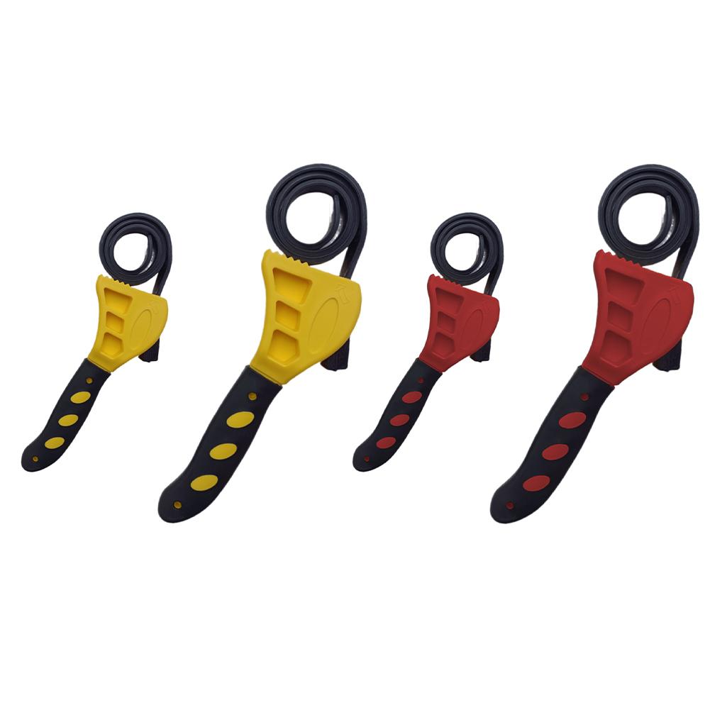 6/8 Inch Strap Spanner Puller Multifunctional Belt Wrench Tools Belt Wrench Oil Filter Puller for Water Filter Plumbing Sink