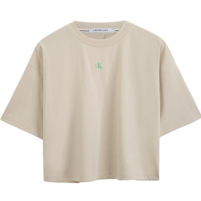 Casual Minimalist Printed Letter Comfortable Cotton Round Neck Short Sleeve T-Shirt Women Tops Beige J222179ACF