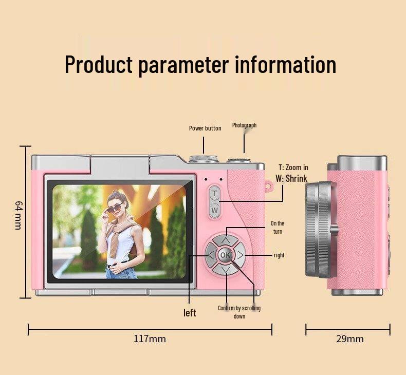 Hello Kitty Flip-Up Digital Camera for Beginners - Perfect Gift for Girls