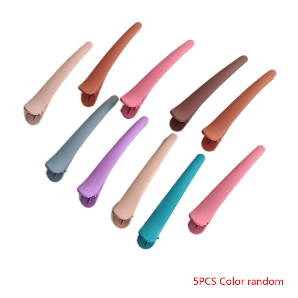 

5шт / комплект Матовая заколка для волос Макияж Волосы Bang Клип Зажим Зажим Зажим Для укладки Секцион Салон DIY Аксессуары