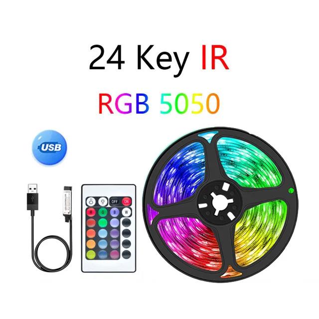 Taśma LED WiFi Tuya Smart Life Elastyczna Lampa Świetlna USB RGB5050 Podświetlenie Ekranu Biurkowego TV Taśma Diodowa Obsługa Alexa Google