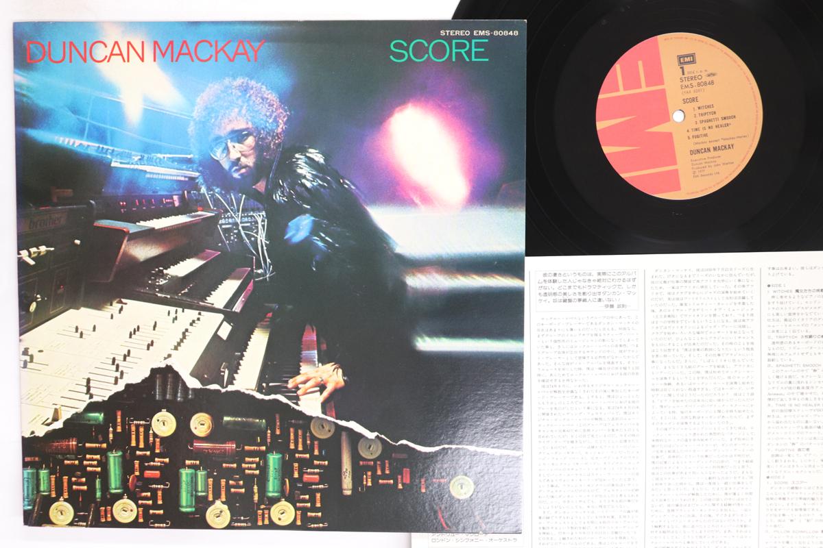 

LP Record DUNCAN MACKAY Score EMS80848 EMI 1977 Japan Rock Used
