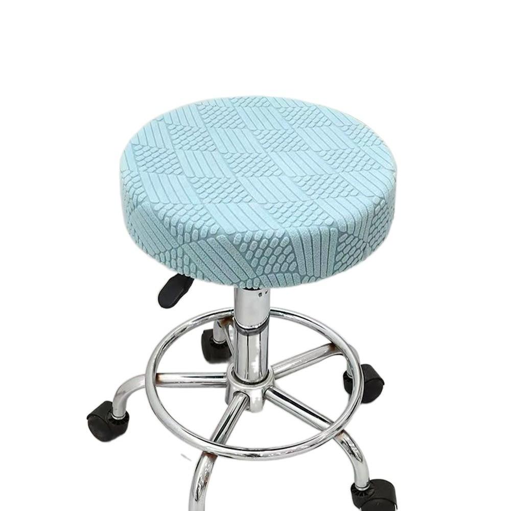 Thickened Round Chair Cover Elastic Stool Cushion Slipcover New Bar Round Stool Cover
