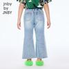 JNBY Girls' Autumn Light Blue Denim Long Pants