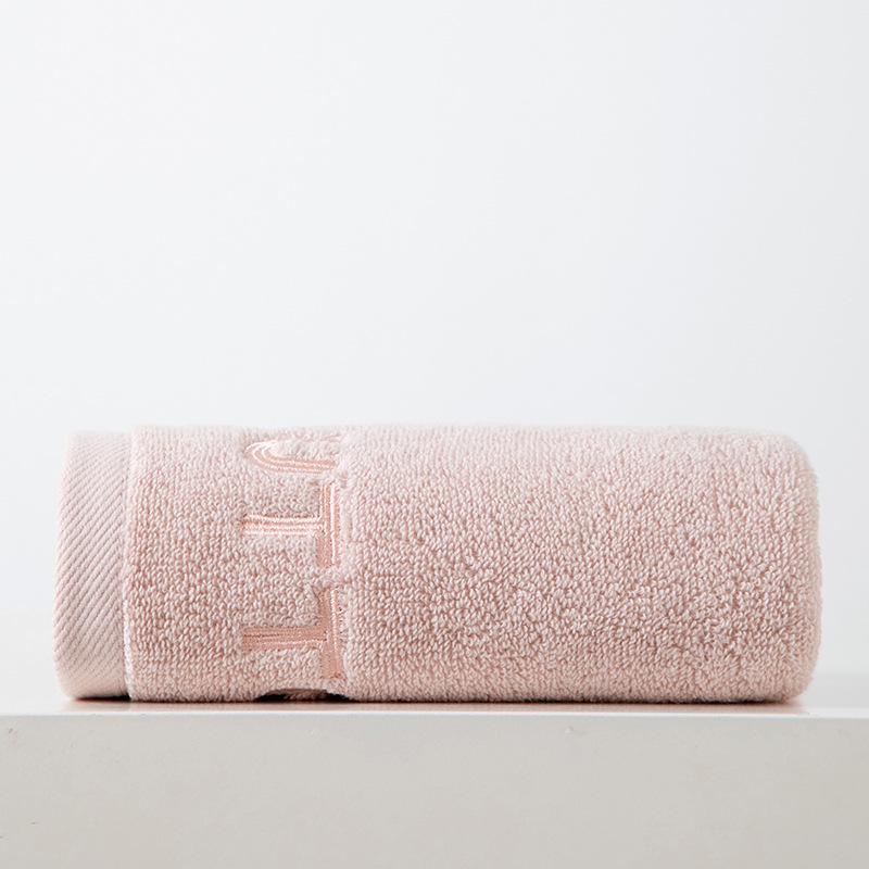 

Cross-Border Thickened Pure Cotton Face Towel - Absorbent & Shed-Resistant 34*73 cm розовый