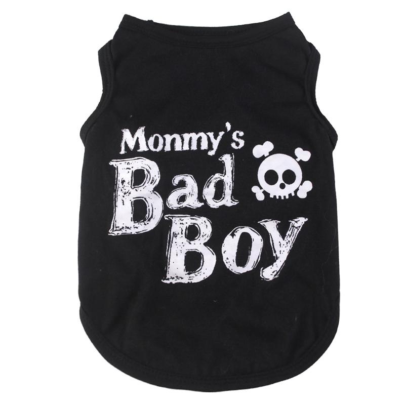 Punk Skull Print Eco-Friendly Comfortable Pet Vest for Small Dogs Cats Lightweight Sleeveless Tank Top Summer Breathable