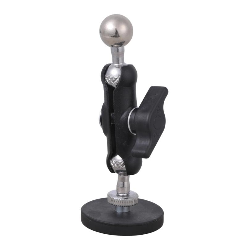 Base de Placa Adaptadora Magnética Universal de 1/4 de Polegada Base de Montagem com Articulação Esférica de 17 mm Para Tripé de Câmera Suporte de Telefone Equipamento de Fitness