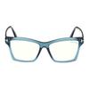 Tom Ford Square Plastic Sunglasses Women sunglasses Blue FT5964B092