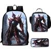 Monster No. 8 Schoolbag Multi-Functional Cross-Border Backpack