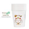 ZISIZ Disposable Thickened Paper Cups