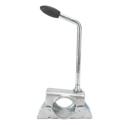 Jack Wheel Split Clamp Metal Trailer Wheel Split Clamp Prop Stand Support Mount for 48mm Pipe Diameter