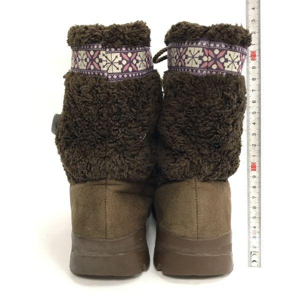 Ocean Pacific Warm Mid Boa Boots Women’s Size 5.5 23.0 Brown(USED)