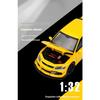 1/32 Scale Mitsubishi Lancer Evolution Right Rudder Serie Super Racing Metal Alloy Diecast Car Model Sound & Light Gift for Friend