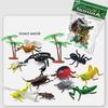 12PCS Farm Animal Mini Dinosaur Action Figure Multicolor Safari Animal Toys  Early Learning