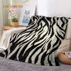 3D Colorful Zebra Stripe Leopard Tiger Soft Flannel Blanket for Bed Bedroom Sofa Picnic,Throw Blanket for Cover Outdoor Nap gift
