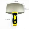 Arc Ash Shovel Stainless Steel Plaster Trowel Paint Feed Filling Scraper  Construction Worker