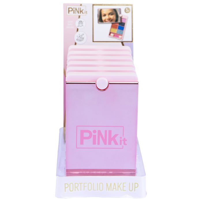 Mini Miroir Portfolio - PINKIT - Kit Maquillage - Multicolore - Compact - Sécurisé