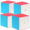 Qiyi Warrior Magnetic Cube Set: 3x3, 4x4, 5x5, 8x8, 9x9, Irregular Pyramid, Triangle, Mirror, Sandwich.