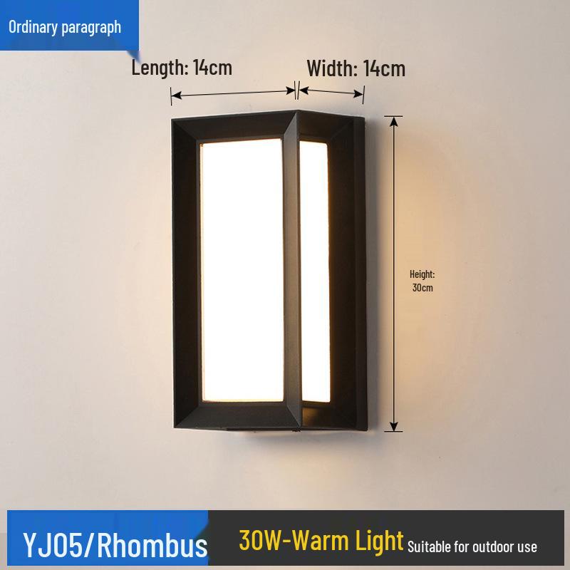 Waterproof LED Garden Wall Lamp for Hotel or Villa